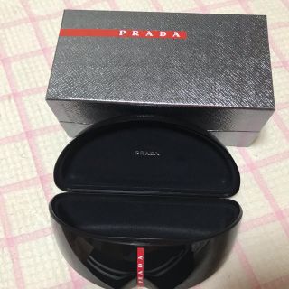 プラダ(PRADA)のプラタ メガネケースと空箱(サングラス/メガネ)