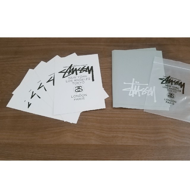 STUSSY(ステューシー)のレア stussy ポストカード、ステッカー等 10点セット 自動車/バイクのバイク(ステッカー)の商品写真