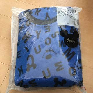 ユニクロ(UNIQLO)のユニクロ フリースセット XL ブルー(パジャマ)