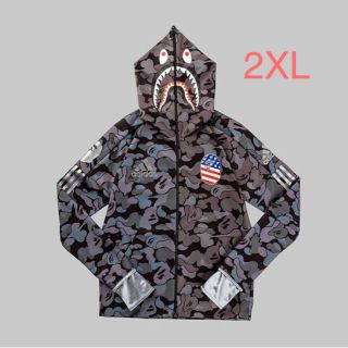 アベイシングエイプ(A BATHING APE)のBape adidas パーカー 2XL(パーカー)