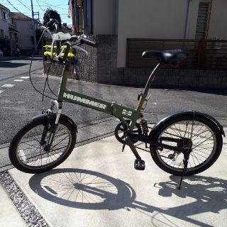 ハマー(HUMMER)のハマー　折り畳み式自転車　ダブルサスペンション(自転車本体)