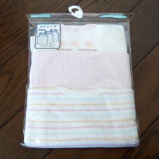 ニシマツヤ(西松屋)のhnr様専用　新品！　西松屋　女児95サイズ　ランニング3枚セット　送料込み(下着)