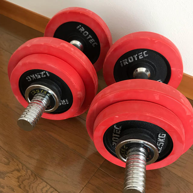 Irotec ラバーダンベル 20Kg（10kg×2）