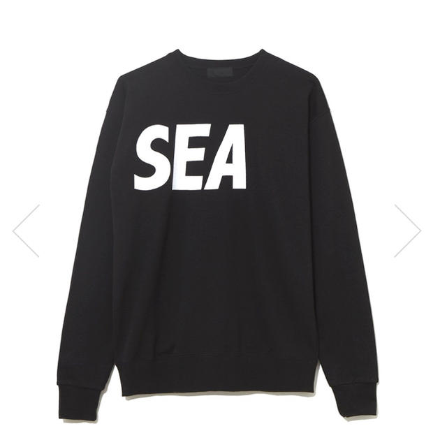 SEA DAMAGED CREW NECK / BLACK