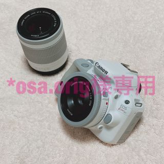 キヤノン(Canon)のCanon デジタル一眼レフカメラ EOS kiss X7 ホワイト(デジタル一眼)