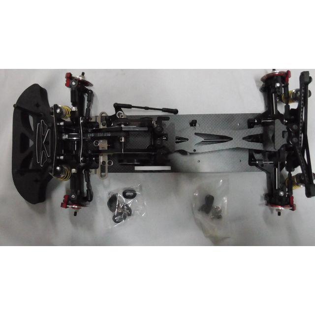 1/10 ドリフトシャーシ ブラック Re-R HYBRID　ハイブリット
