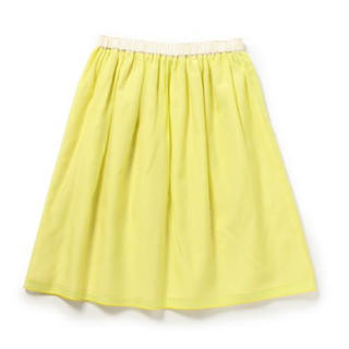 デミルクスビームス(Demi-Luxe BEAMS)の美品 きれい色 スカート イエロー デミルクス ビームス (ひざ丈スカート)