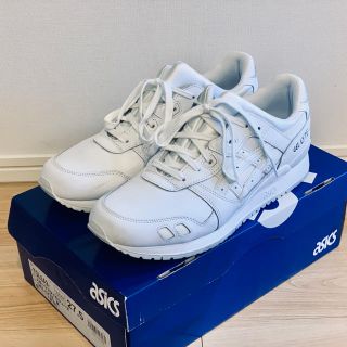 アシックス(asics)のasics GEL LYTE3 白レザー 27.5 アシックスゲルライト3(スニーカー)