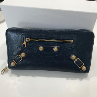 お値下げ❣️BALENCIAGA ミニ財布　バレンシアガ　2018 ネイビー