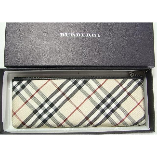 BURBERRY(バーバリー)の★本物正規未使用バーバリー　チェック柄ペンケース レディースのファッション小物(その他)の商品写真