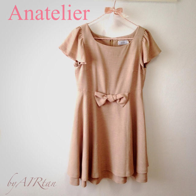 anatelier(アナトリエ)の新品  リボン♡ワンピース レディースのワンピース(ひざ丈ワンピース)の商品写真