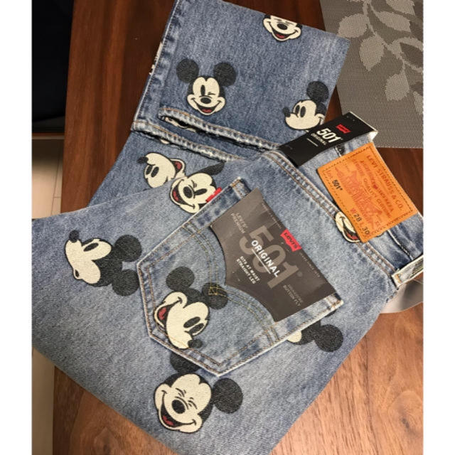 Levi's(リーバイス)のリーバイス×ディズニー☆デニム501Mickey  レディースのパンツ(デニム/ジーンズ)の商品写真