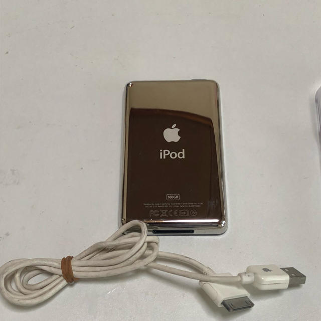 Apple(アップル)のApple iPod classic クラシック 160GB MC297J稼働品 スマホ/家電/カメラのオーディオ機器(ポータブルプレーヤー)の商品写真