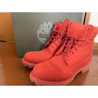 ティンバーランド(Timberland)のTimberland レッド UK7 25.5cm 値下げ交渉可(ブーツ)