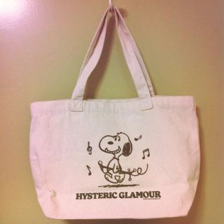 ヒステリックグラマー(HYSTERIC GLAMOUR)のSNOOPY トートバッグ(トートバッグ)