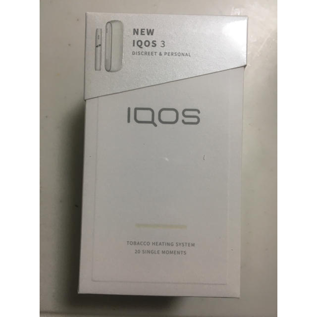IQOS(アイコス)のiQOS3 ホワイト 今週土日限定価格！ メンズのファッション小物(タバコグッズ)の商品写真