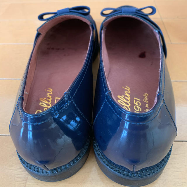DIEGO BELLINI(ディエゴベリーニ)の価格変更！DIEGO BELINI エナメルリボンローファーネイビー(blue) レディースの靴/シューズ(ローファー/革靴)の商品写真