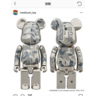 アベイシングエイプ(A BATHING APE)のベアブリック 超合金 BAPE CAMO SHARK  BE＠RBRICK (その他)