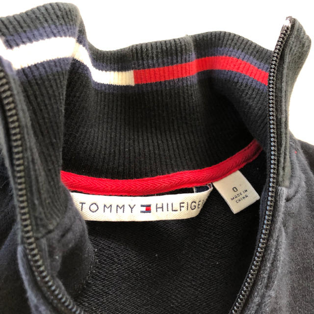 TOMMY HILFIGER(トミーヒルフィガー)のトミーフィルフィガー ジップアップ アウター サイズ0 レディースのトップス(トレーナー/スウェット)の商品写真