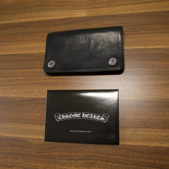 送料0円】 Chrome Hearts - CHROME HEARTS 1ZIP Leather Celtic 長財布