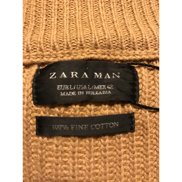 zara オーバーサイズ Vネック ニット チルデンニット Vネック