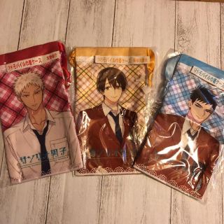 ３点セット❗️サンリオ男子＊新品未開封＊モバイル巾着ケース(その他)