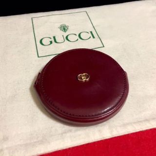 グッチ(Gucci)の可愛い！ グッチ オールドグッチ レザー コインケース 財布 レッド(コインケース)