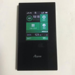 エヌイーシー(NEC)のモバイルwifiルーター Aterm MR04LN(その他)