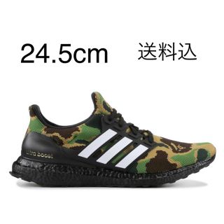 アベイシングエイプ(A BATHING APE)のBAPE adidas ULTRA BOOST ウルトラ ブースト 24.5cm(スニーカー)