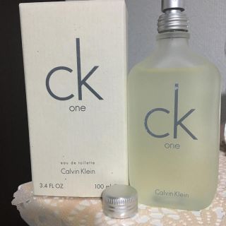 シーケーカルバンクライン(ck Calvin Klein)の【値下げしました】カルバンクライン cK one(ユニセックス)