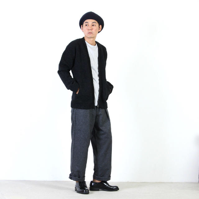 COMOLI(コモリ)のcrepuscule クレプスキュール Vネック Zip Cardigan  メンズのトップス(カーディガン)の商品写真