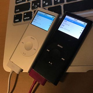 アップル(Apple)のipod nano 2世代 JUNK2台セット(ポータブルプレーヤー)