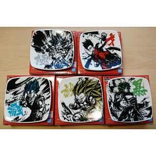 ドラゴンボール(ドラゴンボール)の【新品】ドラゴンボール一番くじ  ●H賞 スクエア小皿 5種類セット(アニメ/ゲーム)