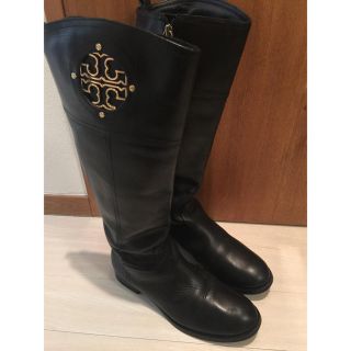 トリーバーチ(Tory Burch)のトリーバーチ レディースブーツ メンテナンス済み 黒(ブーツ)