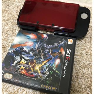 ニンテンドー3DS(ニンテンドー3DS)のNintendo 3DS 本体 + MHXX(携帯用ゲームソフト)