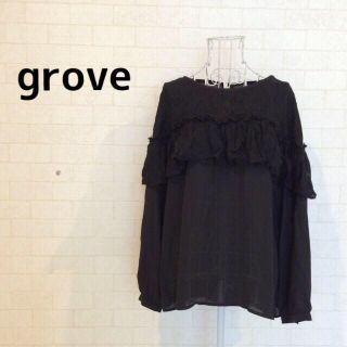 グローブ(grove)の【mimiさま】グローブ レースブラウス(シャツ/ブラウス(長袖/七分))