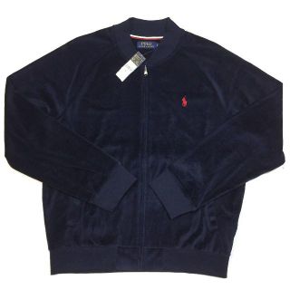 ポロラルフローレン(POLO RALPH LAUREN)の新品　正規　ラルフローレン　ベロア　ジップアップ　ジャケット　紺　ジャージ(ジャージ)