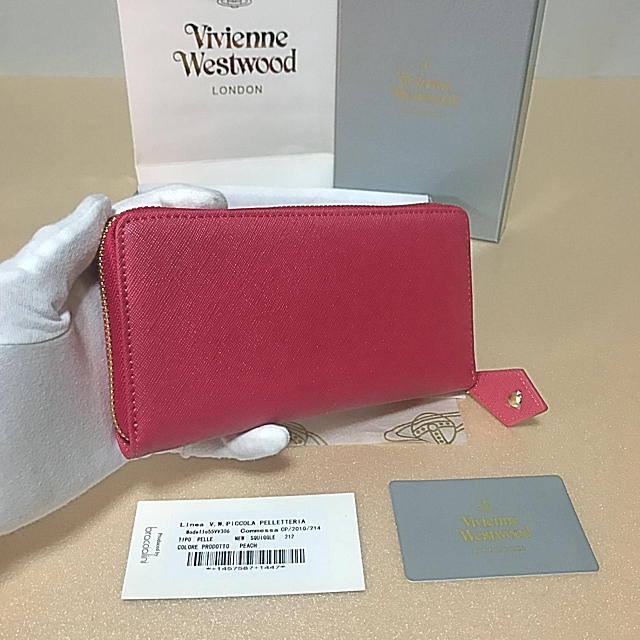 Vivienne Westwood(ヴィヴィアンウエストウッド)のヴィヴィアンウエストウッド 長財布 ピンク レディースのファッション小物(財布)の商品写真