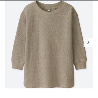 ユニクロ(UNIQLO)のワッフルクルーネックT(Tシャツ(長袖/七分))