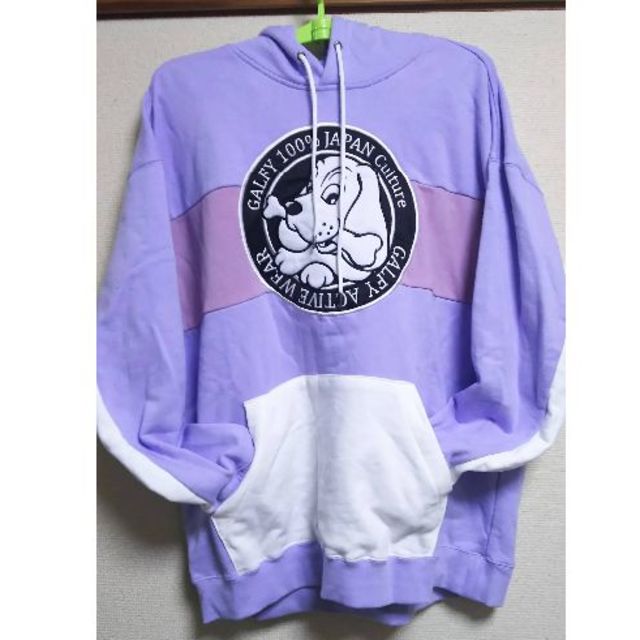 最終値下げ???? 　新品✨GALFY 色絶妙パーカー　L'PURPLE  XL