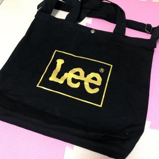 リー(Lee)のLee トートバック ショルダーバッグ トート リー ブラックゴールド 2way(トートバッグ)