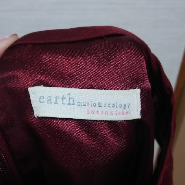 earth music & ecology(アースミュージックアンドエコロジー)のワインレッド ドレス レディースのフォーマル/ドレス(その他ドレス)の商品写真