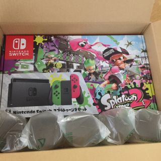 ニンテンドースイッチ(Nintendo Switch)の任天堂SWITCH スプラトゥーン2 本体セット  ソフトなし(家庭用ゲーム機本体)