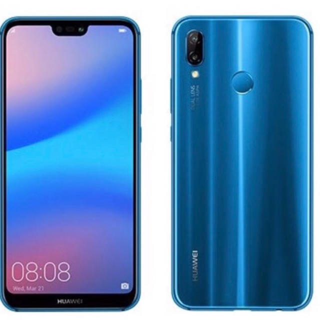 ANDROID(アンドロイド)の【新品】HUAWEI P20 lite SIMフリー スマホ/家電/カメラのスマートフォン/携帯電話(スマートフォン本体)の商品写真