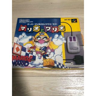 SFCソフト◆マリオとワリオ スーパーファミコンマウスセット(家庭用ゲームソフト)