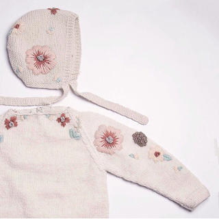 ボンポワン(Bonpoint)のShirley Bredal flower sweater(ニット/セーター)