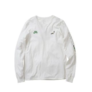 ナイキ(NIKE)のNike sb × staple pigeon L/S Tee Lサイズ(Tシャツ/カットソー(七分/長袖))