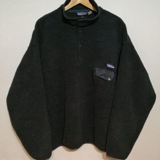 XXL 新品 22AW パタゴニア シンチラ スナップT ブラック フリース 黒