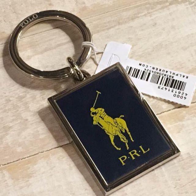 POLO RALPH LAUREN - ※訳アリ・新品【紺×シルバー】★ラルフ★プレートタイプ！ロゴ入りキーホルダーの通販 by 焼肉天使☆