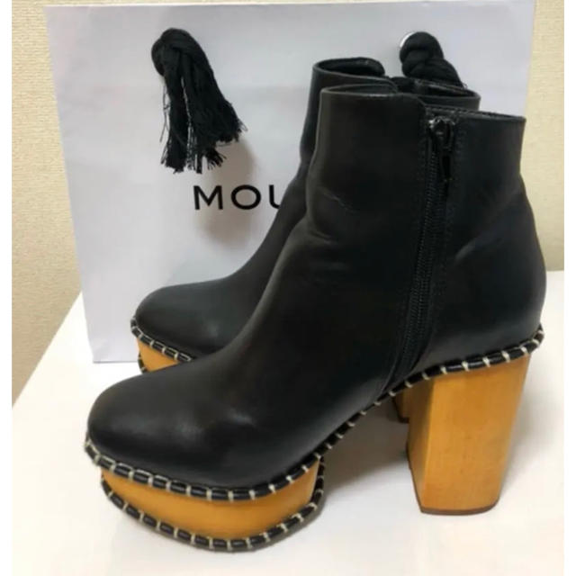 moussy ショートブーツレディース